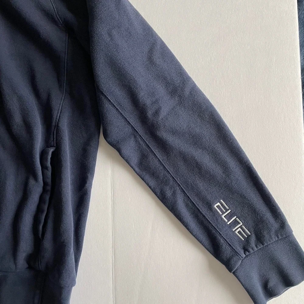 Jordan Elite Georgetown Hoyas Hoodie Navy Blue Men’s Large Basketball Pullover